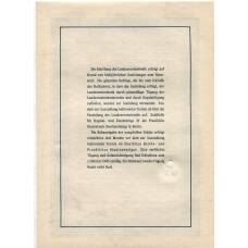 Банкнота Облигация 4,5% 1000 рейхсмарок 1939 года Германия (вид 2)