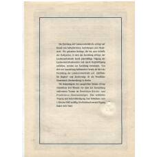 Банкнота Облигация 4,5% 1000 рейхсмарок 1939 года Германия (вид 2)