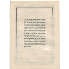 Банкнота Облигация 4,5% 1000 рейхсмарок 1939 года Германия (вид 2)