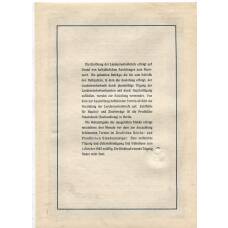 Банкнота Облигация 4,5% 1000 рейхсмарок 1939 года Германия (вид 2)