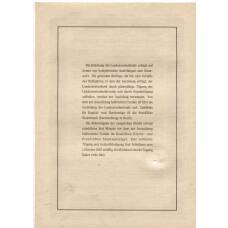 Банкнота Облигация 4,5% 1000 рейхсмарок 1939 года Германия (вид 2)