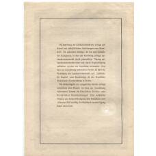 Банкнота Облигация 4,5% 1000 рейхсмарок 1939 года Германия (вид 2)