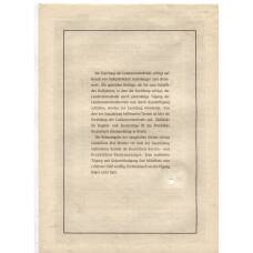 Банкнота Облигация 4,5% 1000 рейхсмарок 1939 года Германия (вид 2)