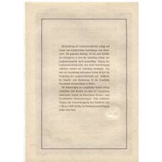 Банкнота Облигация 4,5% 1000 рейхсмарок 1939 года Германия (вид 2)