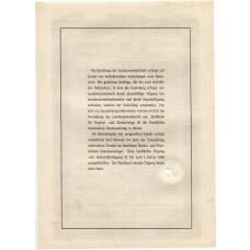 Банкнота Облигация 4,5% 1000 рейхсмарок 1940 года Германия (вид 2)