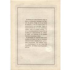 Банкнота Облигация 4,5% 1000 рейхсмарок 1940 года Германия (вид 2)