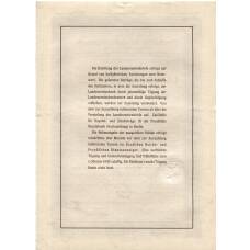 Банкнота Облигация 4,5% 1000 рейхсмарок 1940 года Германия (вид 2)