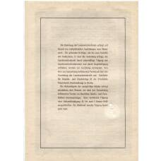 Банкнота Облигация 4,5% 1000 рейхсмарок 1937 года Германия (вид 2)