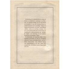 Банкнота Облигация 4,5% 1000 рейхсмарок 1937 года Германия (вид 2)