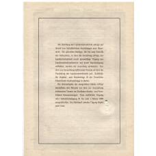 Банкнота Облигация 4,5% 1000 рейхсмарок 1937 года Германия (вид 2)