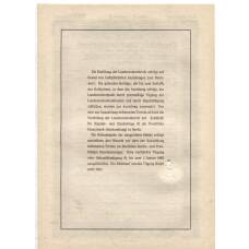 Банкнота Облигация 4,5% 1000 рейхсмарок 1937 года Германия (вид 2)