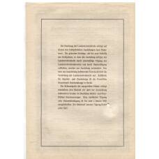 Банкнота Облигация 4,5% 1000 рейхсмарок 1937 года Германия (вид 2)