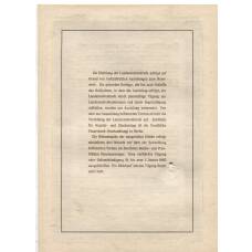 Банкнота Облигация 4,5% 1000 рейхсмарок 1937 года Германия (вид 2)