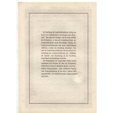 Банкнота Облигация 4,5% 1000 рейхсмарок 1935 года Германия (вид 2)