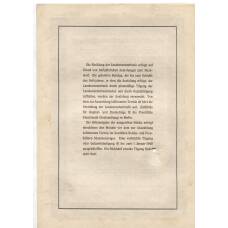 Банкнота Облигация 4,5% 1000 рейхсмарок 1935 года Германия (вид 2)