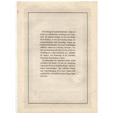 Банкнота Облигация 4,5% 1000 рейхсмарок 1935 года Германия (вид 2)