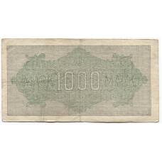 Банкнота 1000 марок 1922 года Германия (вид 2)