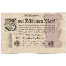 Банкнота 2000000 марок 1923 года Германия