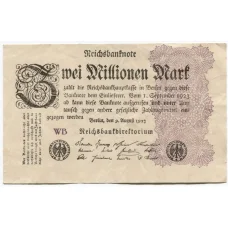 Банкнота 2000000 марок 1923 года Германия