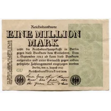 Банкнота 1000000 марок 1923 года Германия