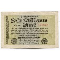 Банкнота 2000000 марок 1923 года Германия