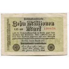 Банкнота 2000000 марок 1923 года Германия