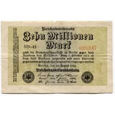 Банкнота 2000000 марок 1923 года Германия