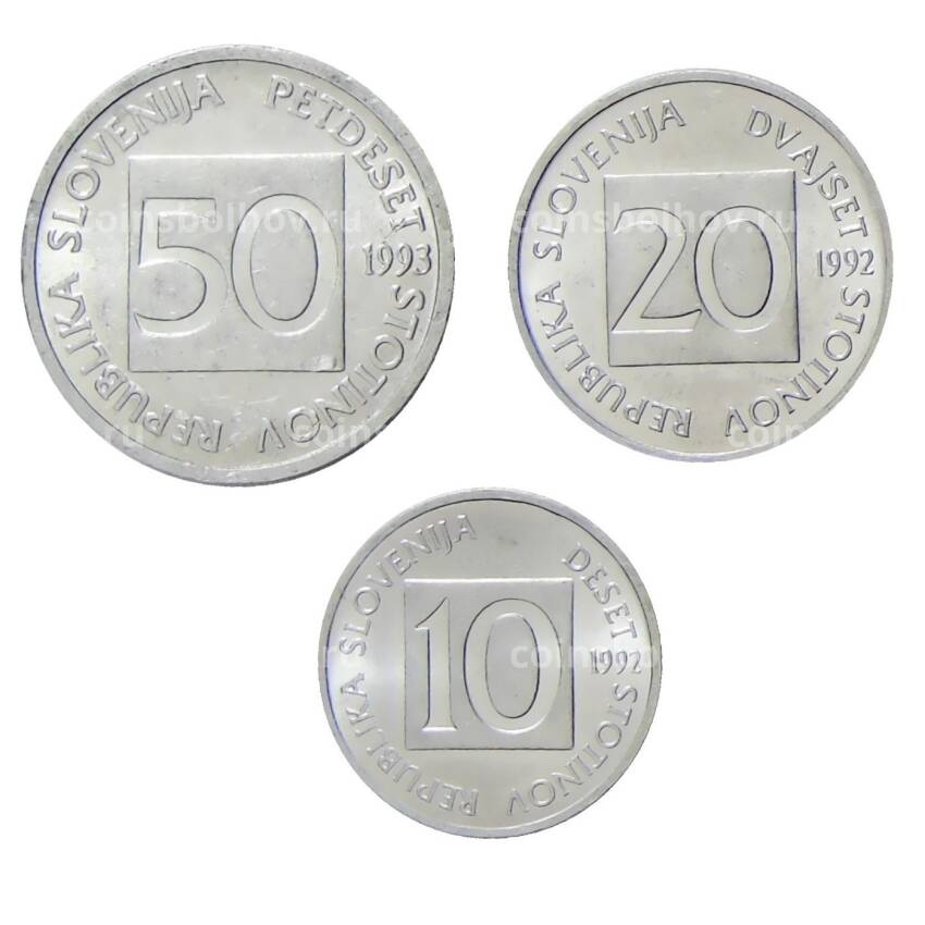 Набор монет Словения — Фауна (вид 2)