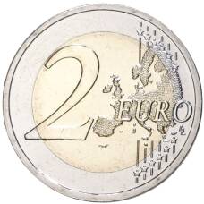 Монета 2 евро 2022 года J Германия —  Тюрингия, Замок Вартбург (реверс)