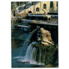 Открытка Петродворец — Большой каскад. Статуя «Волхов»