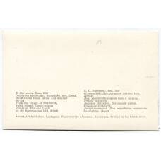 Открытка Е.С.Барсукова  — «Снежинка». Декоративный ручник. Лен,хлопчатобумажная нить и мулине. (вид 2)