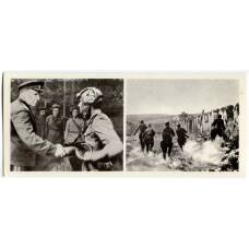 Открытка Героям Огненной дуги — Член Военного Совета армии генерал-майор П.М.Латышев. Под Курском захвачен еще один опорный пункт врага