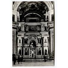 Открытка Исаакиевский собор — Центральный неф.Вид на главный иконостас