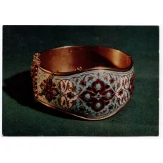 Открытка Браслет.Мастер Гаджи-Бахмут Магомедов. Серебро. Эмаль, позолота.60-е годы XX века (аверс)