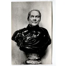 Открытка Исаакиевский собор — Архитектор О.Монферран. Бюст работы А.Фолетти