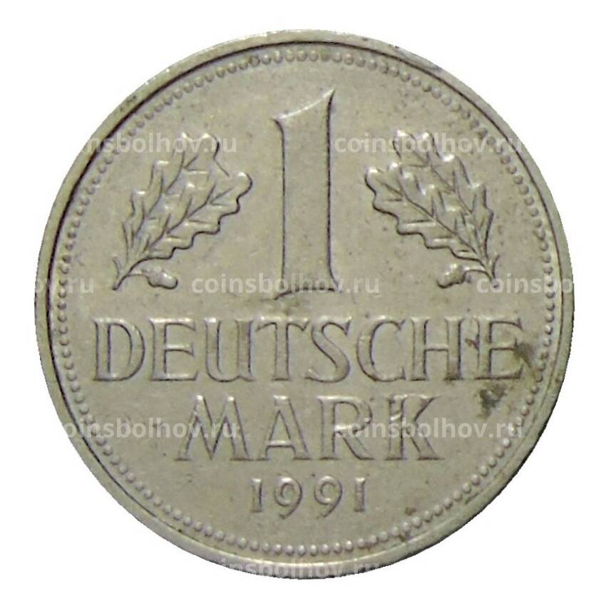 Монета 1 марка 1991 года D Германия