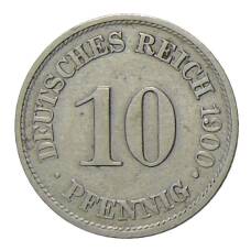 Монета 10 пфеннигов 1900 года A Германия (аверс)