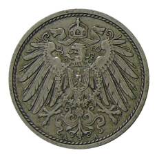 Монета 10 пфеннигов 1911 года A Германия (реверс)