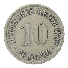 Монета 10 пфеннигов 1907 года A Германия (аверс)