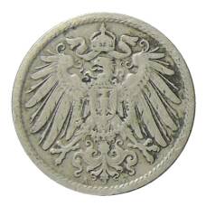 Монета 10 пфеннигов 1907 года A Германия (реверс)