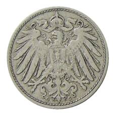 Монета 10 пфеннигов 1900 года G Германия (реверс)