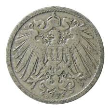 Монета 10 пфеннигов 1899 года D Германия (реверс)