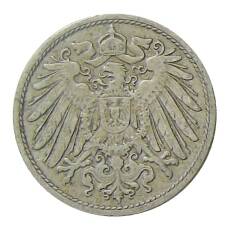 Монета 10 пфеннигов 1899 года D Германия (реверс)