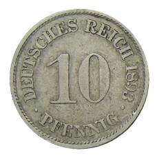 Монета 10 пфеннигов 1893 года A Германия (аверс)