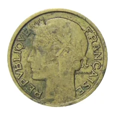 Монета 50 сантимов 1938 года Франция (реверс)