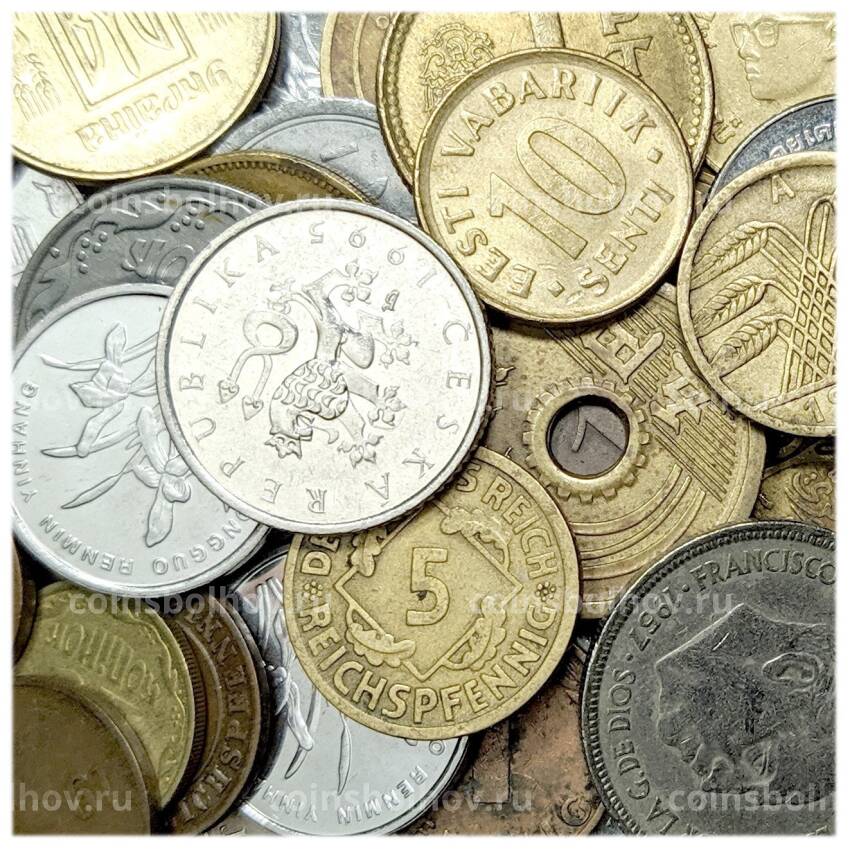 Монета Набор из 5 случайных монет Мира (АКЦИЯ — Для заказов на сумму от 5000 р)