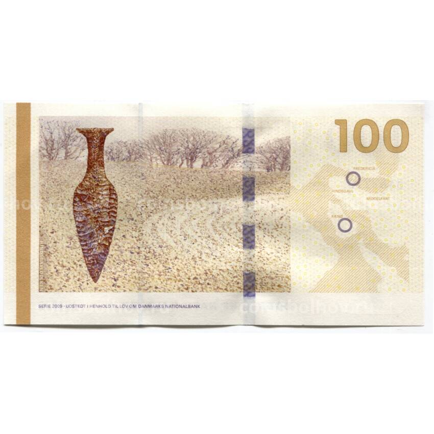 Банкнота 100 крон 2013 года Дания (вид 2)