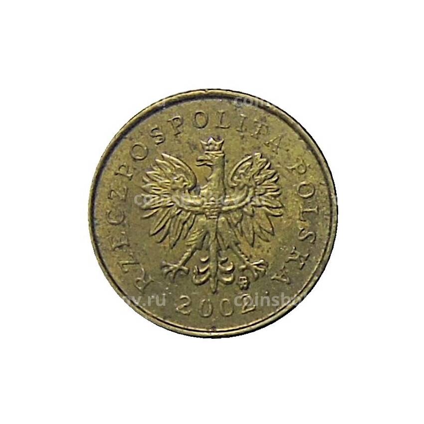 Монета 1 грош 2002 года Польша