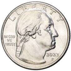 Монета 1/4 доллара (25 центов) 2022 года Р США «Американские женщины — Доктор Салли Райд» (реверс)