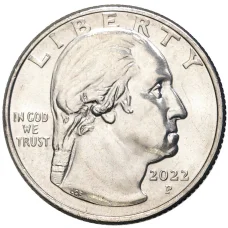 Монета 1/4 доллара (25 центов) 2022 года Р США «Американские женщины — Доктор Салли Райд» (реверс)